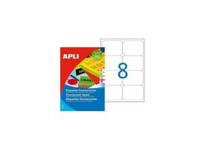 8410782024200 - Genérica - Apli white labels fÜr laser-tintenstrahldrucker und kopierer 991 x 677 mm stumpfe kanten - 100 blatt -