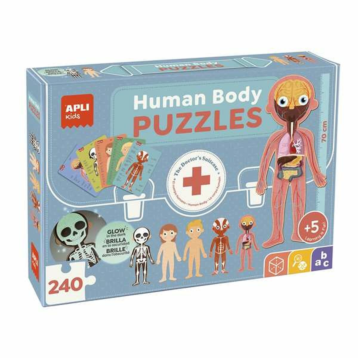 8410782194385 - Puzzle 19438 35 x 75 x 24 cm Menschlicher Körper 240 Stücke