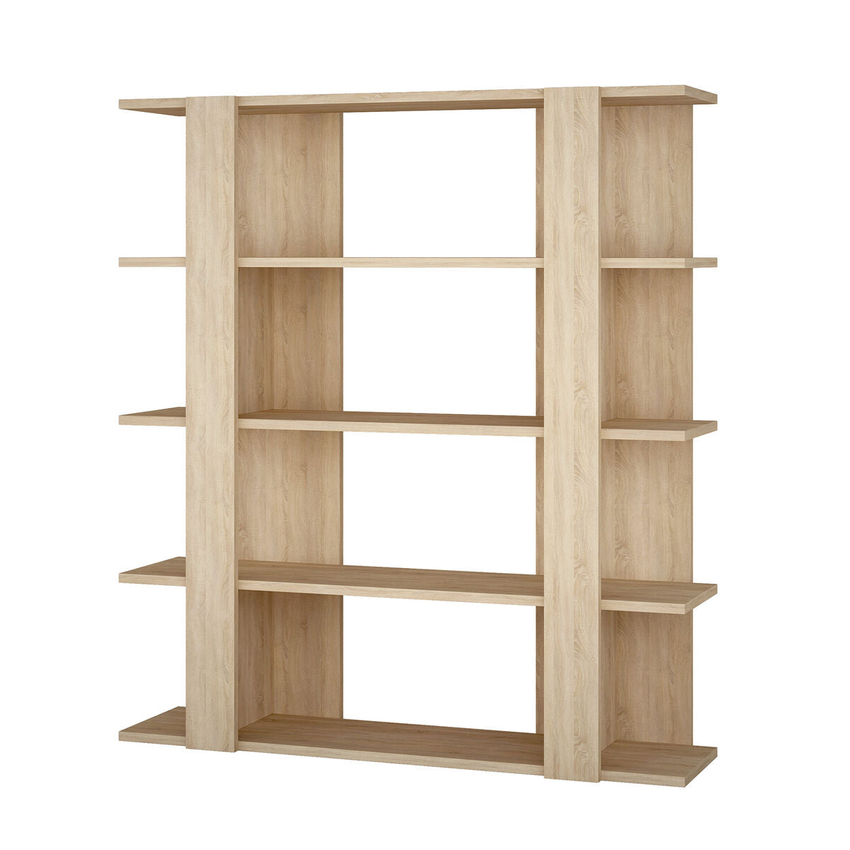 8411030318423 - Buchhandlung Eg Holz MDP 110 x 122 x 29 cm 4 Regale