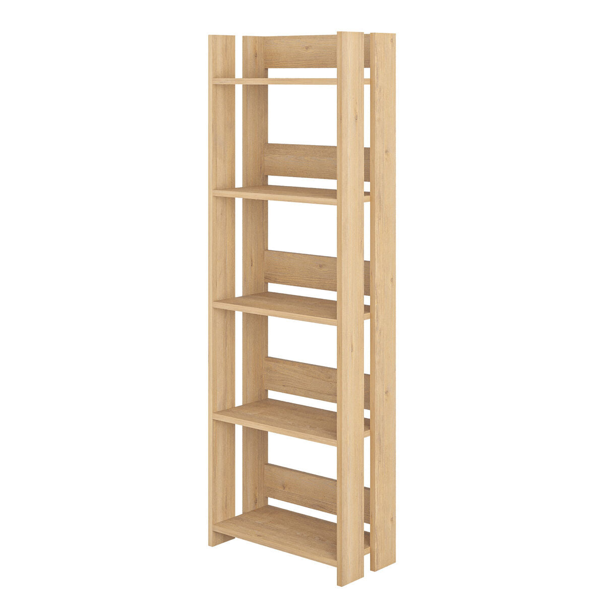 8411030318461 - Buchhandlung Eg Holz MDP 57 x 155 x 25 cm 5 Regale