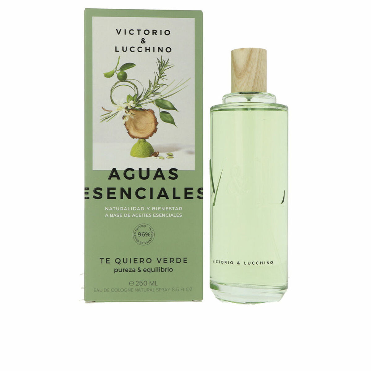 8411061007433 - Damenparfüm Aguas Esenciales Te Quiero Verde EDT 250 ml 8411061007433 - Damenparfüm Aguas Esenciales Te Quiero Verde EDT 250 ml