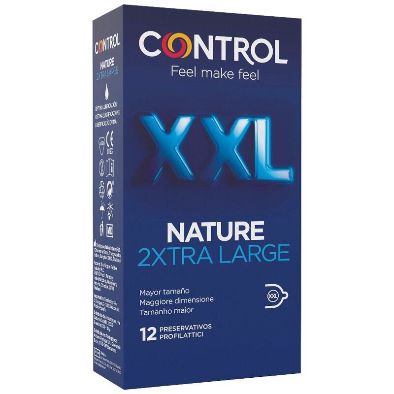 8411134143327 - CONTROL - NATURE 2XTRA LARGE XXL KONDOME - 12 EINHEITEN