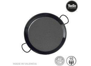 8411470001091 - Traditionelle Paella-Pfanne aus emailliertem Stahl ø42cm (10 Personen) vaello