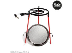 8411470002463 - E3 76969 Pulida 46 cm Paellera Set mit 400 mm Vaello -Gasbrenner und Brenner