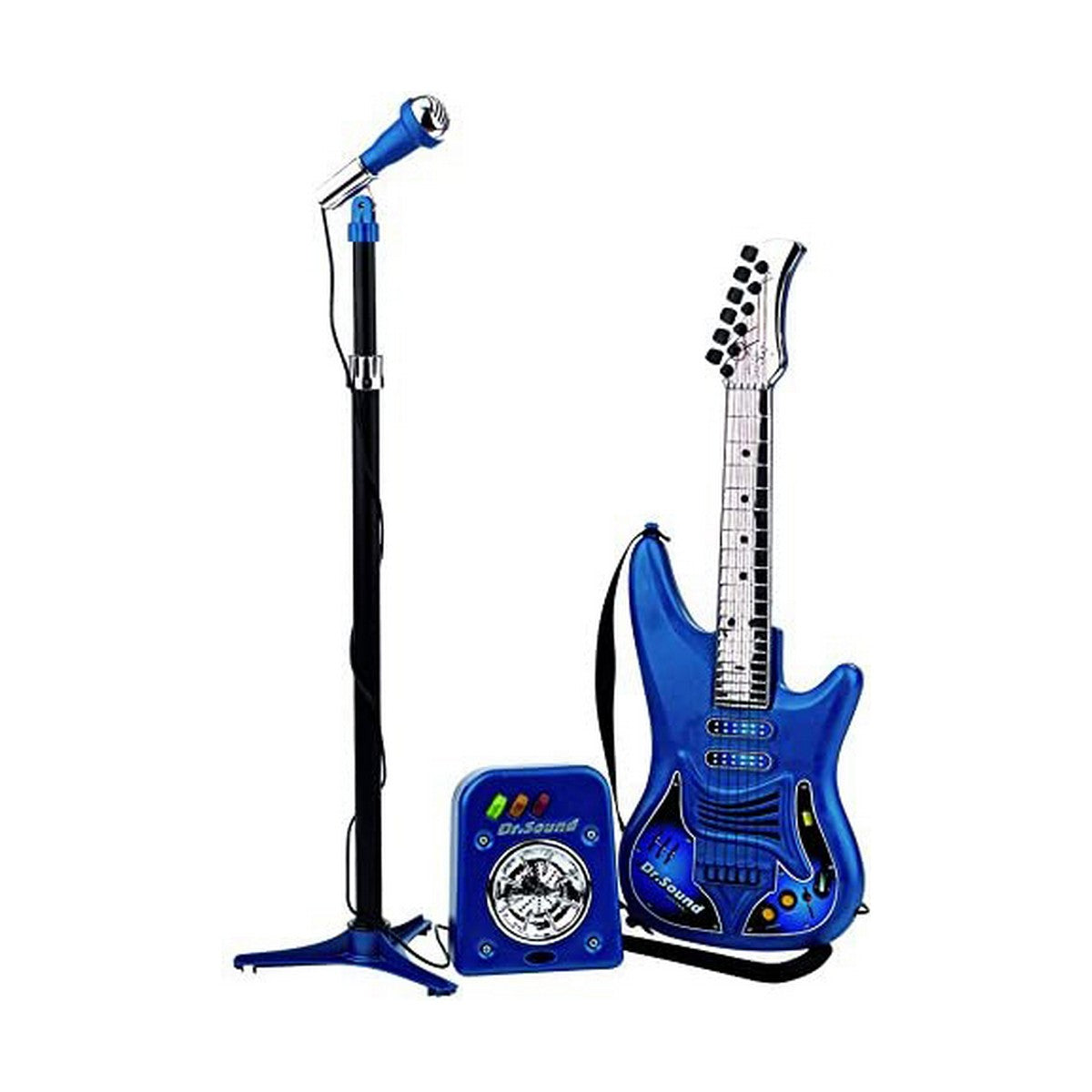 8411865008438 - Kindergitarre Mikrofon Blau