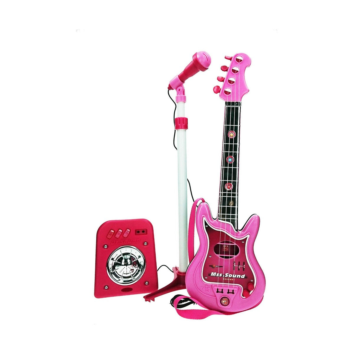 8411865084418 - Kindergitarre Mikrofon Rosa