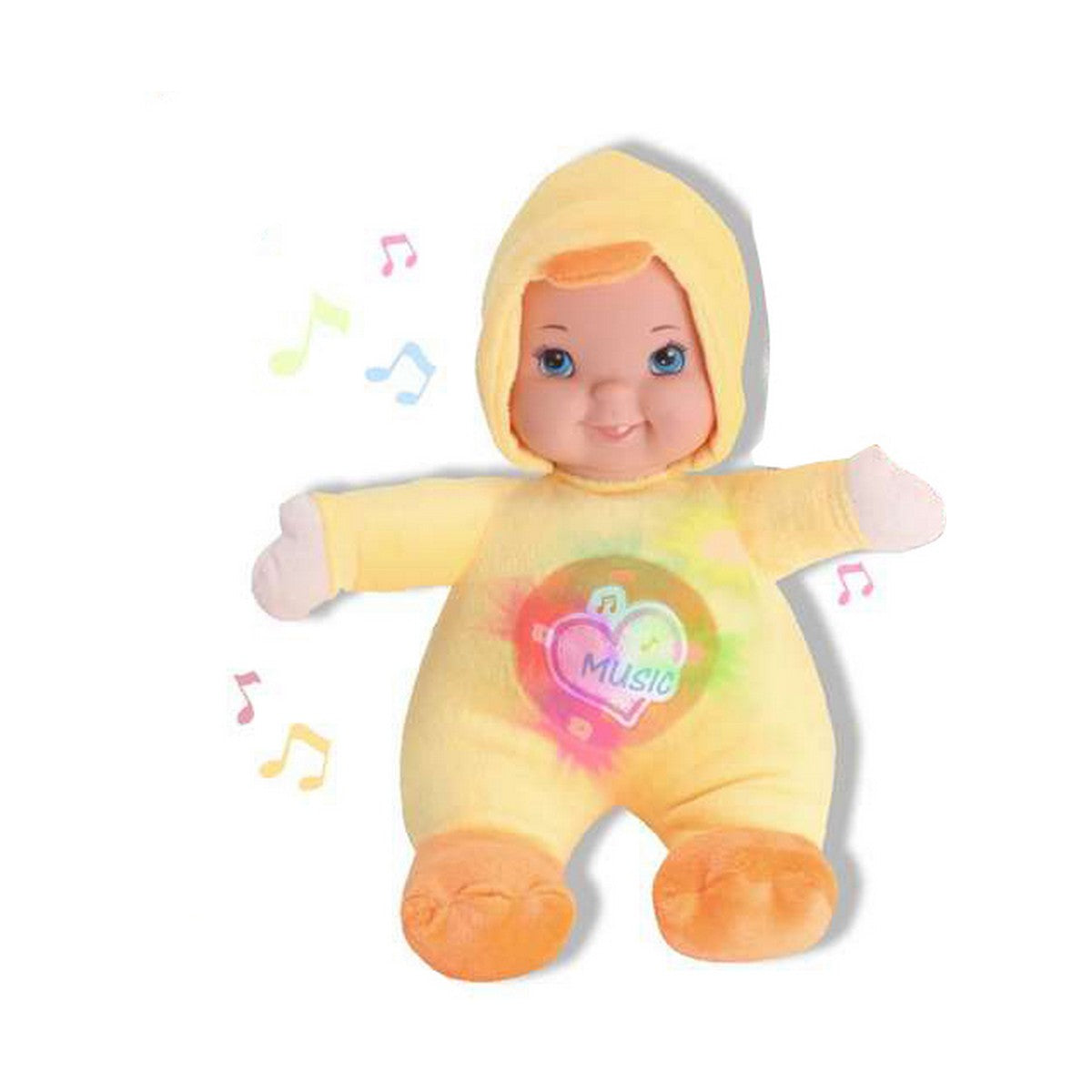 8411865183142 - Baby-Puppe Musikalisches Plüschtier 35 cm Ente