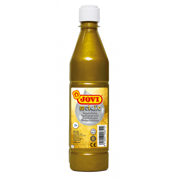 8412027007443 - Flüssige Plakatfarbe metallic 500 ml Flasche gold 8412027007443 Jovi