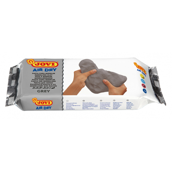 8412027029896 - AIR DRY Modelliermasse 500 g grau 8412027029896 Jovi