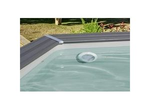 8412081313108 - Gre Composite Pool oval grau 664 x 386 x 124 cm