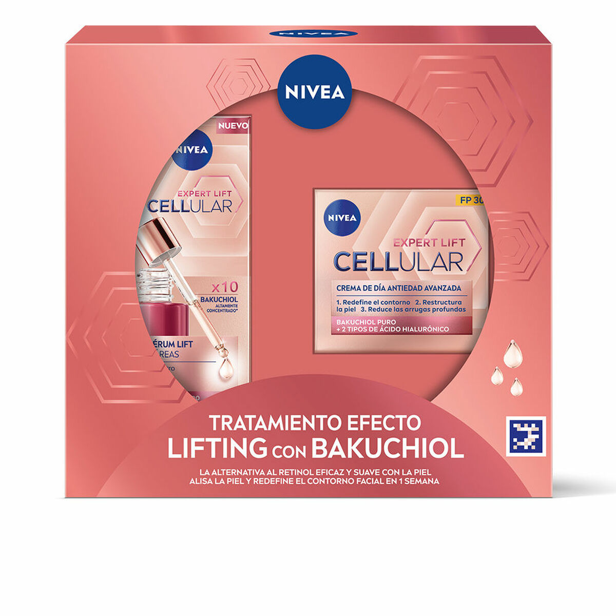 8412300052429 - Make-Up Set TRATAMIENTO EFECTO LIFTING CON BAKUCHIOL 2 Pieces