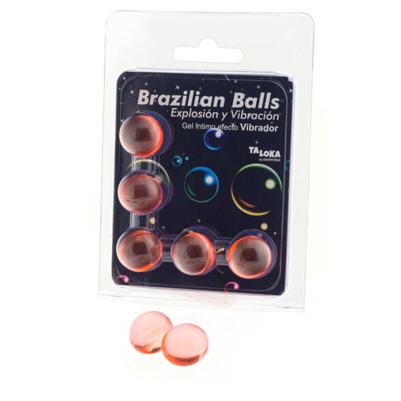 8412345047558 - - 5 BRASILIANISCHE BLLE MIT VIBRATIONSEFFEKT AUFREGENDES GEL