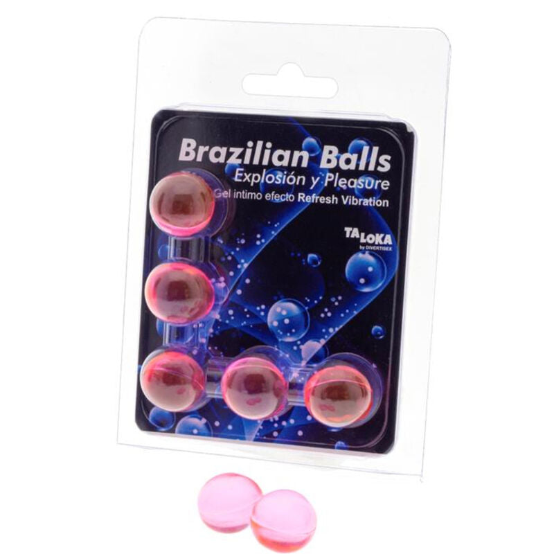 8412345047626 - - 5 BRASILIANISCHE BLLE ERFRISCHENDES VIBRATIONSEFFEKT AUFREGENDES GEL