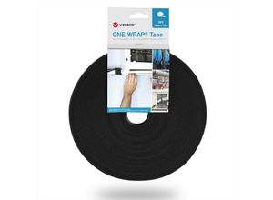 8412355641029 - One Wrap® Klettband 25m und 10 mm breit schwarz frt (VEL-OW64102) - Velcro