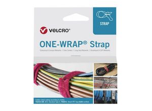 8412355647304 - One Wrap® Strap Klett-Kabelbinder 20mm x 330mm 100 Stück gelb (VEL-OW64730) - Velcro