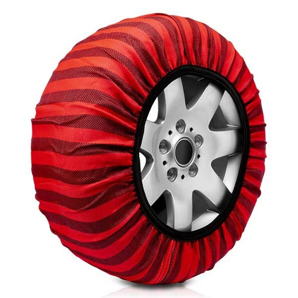 8412418002804 - Auto-Schneeketten Classic Rot Textil Größe 66