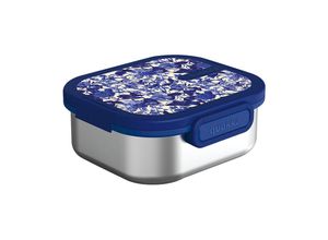 8412497402410 - Quokka Kai - Lebensmittelbehälter   Lunchbox aus Edelstahl (Blue Blossom)