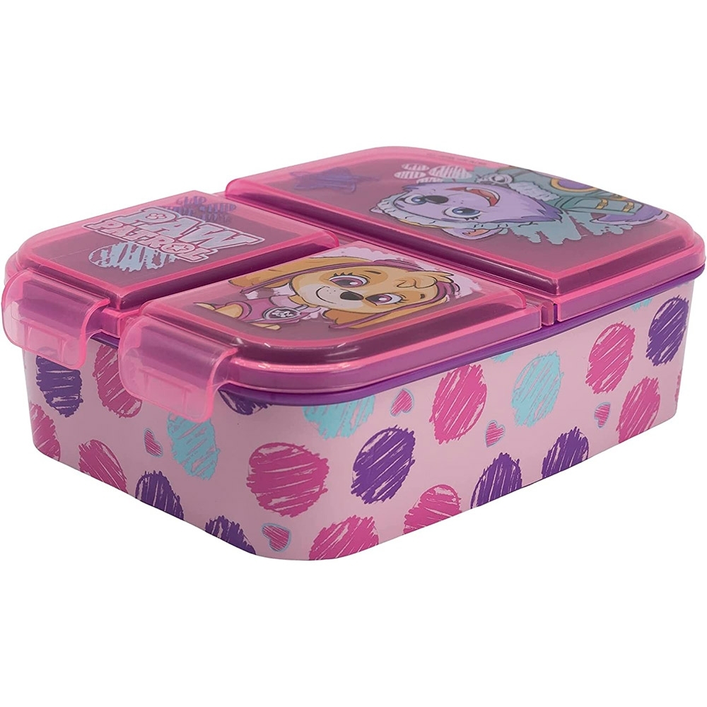 8412497745203 - Paw Patrol Girl multi compartm sandwich box NEW 8412497745203 - Paw Patrol Girl multi compartm sandwich box NEW