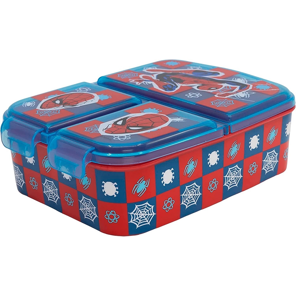 8412497747207 - SPIDERMAN multi compartm sandwich box NEW 8412497747207 - SPIDERMAN multi compartm sandwich box NEW