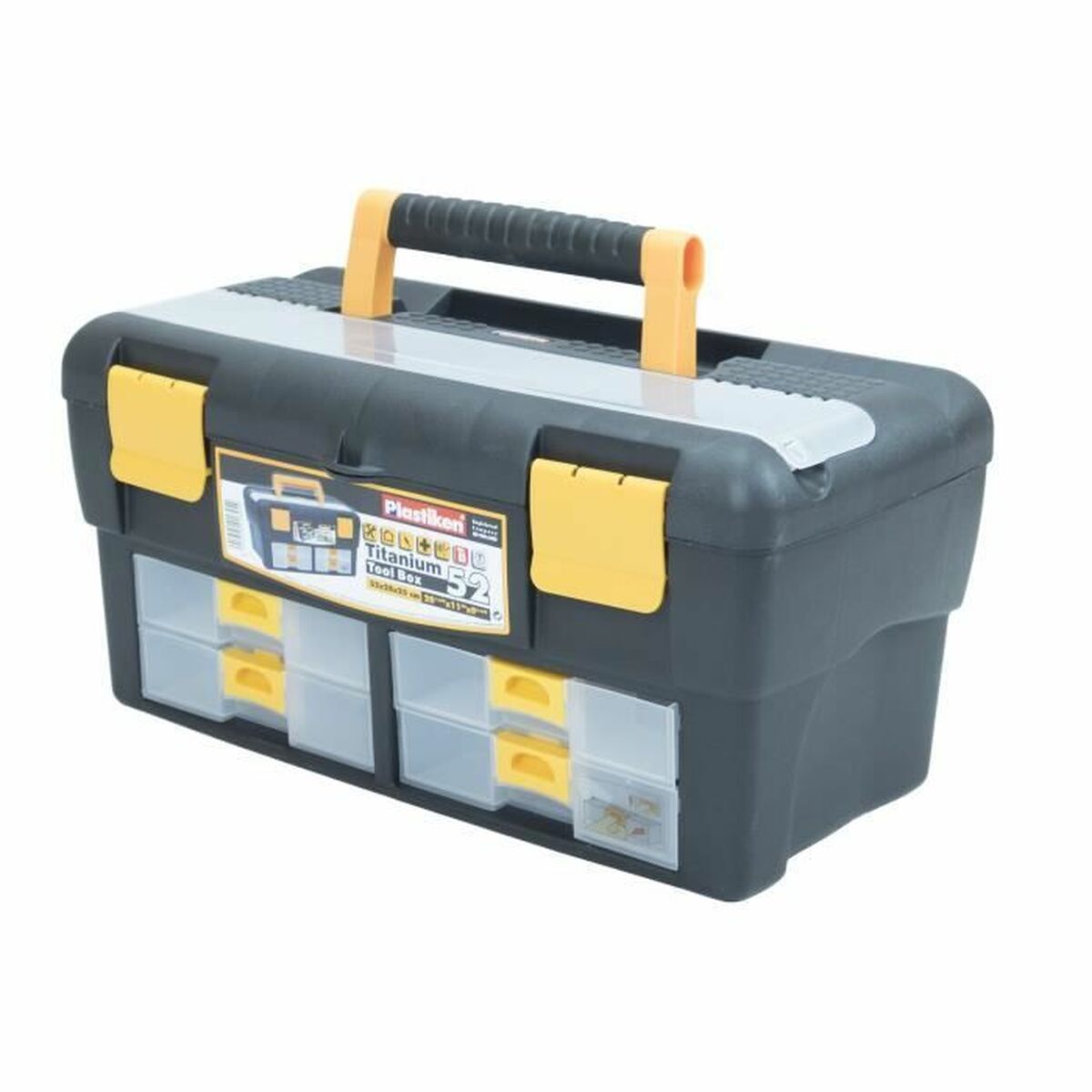 8412524018454 - Toolbox Titanium 81052 Plastic 52 x 28 x 25 cm 8412524018454 - Toolbox Titanium 81052 Plastic 52 x 28 x 25 cm