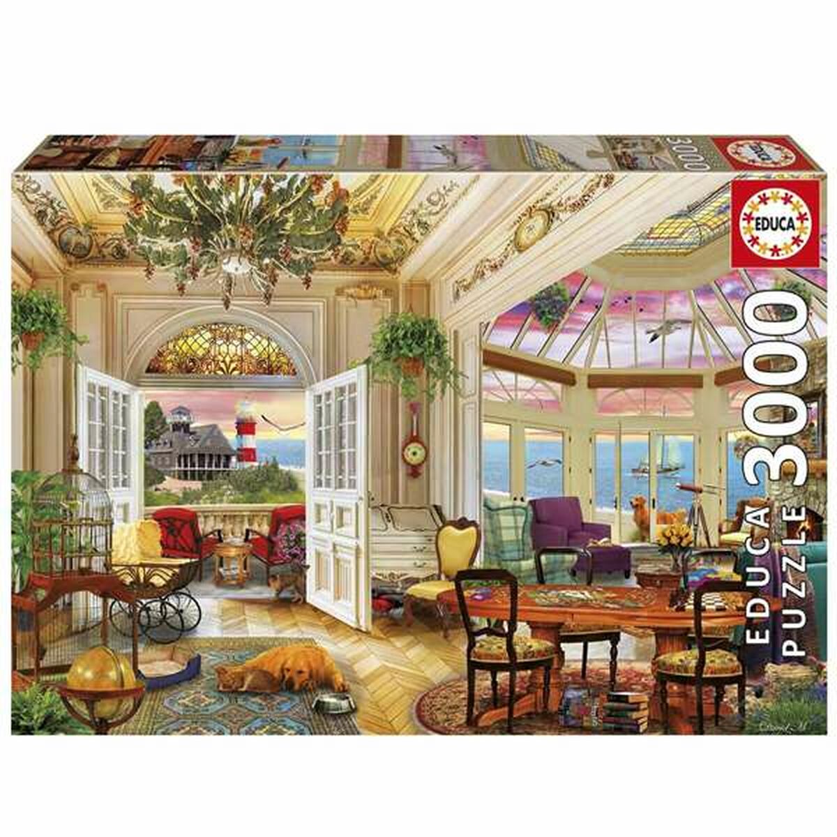 8412668203327 - Puzzle Life in the Coast 3000 Stücke