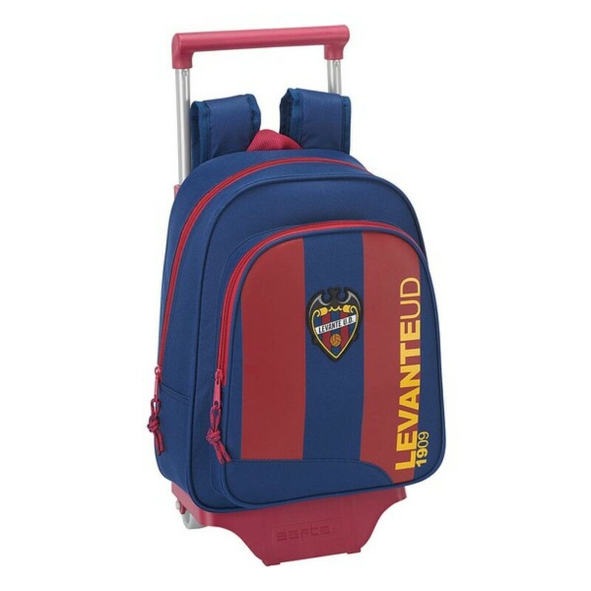 8412688310289 - Schulrucksack mit Rädern 705 Blau Granatrot 27 x 33 x 10 cm