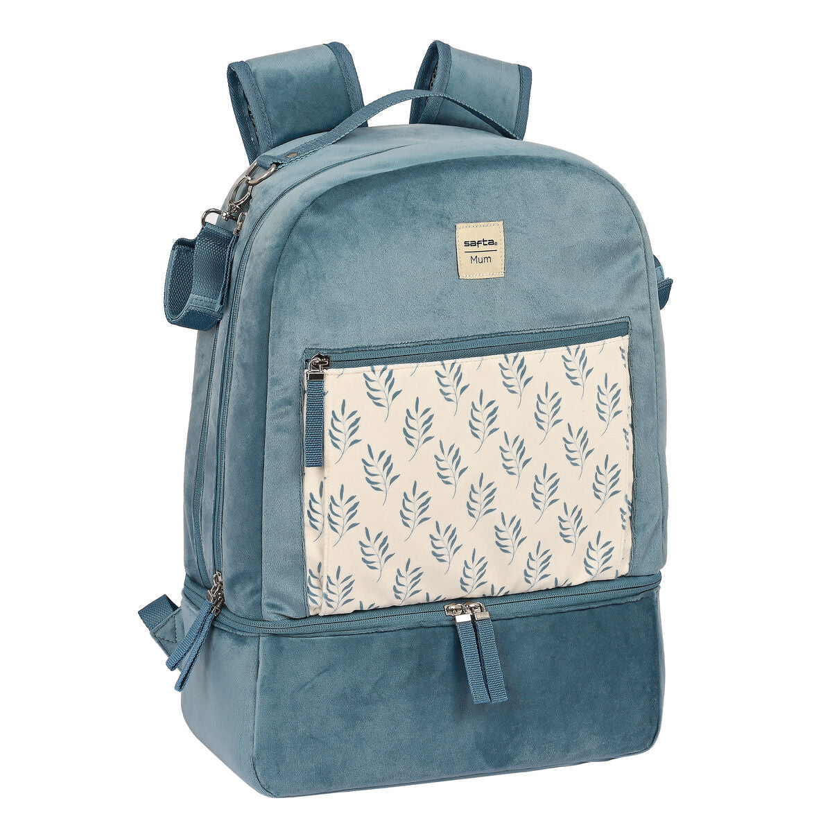 8412688482856 - Baby Accessoires Backpack saffta Blätter 30 x 43 x 15 cm