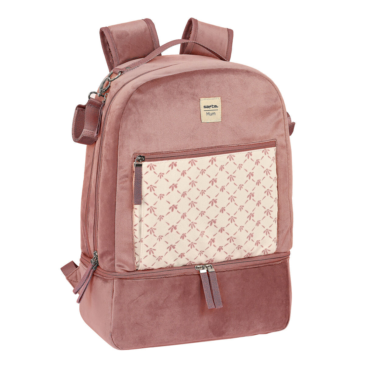 8412688482863 - Baby-Zubehör-Rucksack Marsala Rosa (30 x 43 x 15 cm)