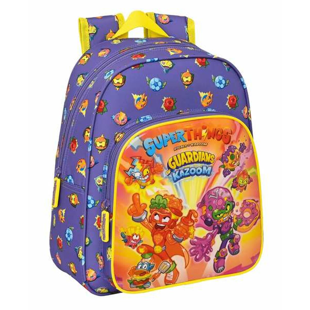 8412688486601 - Kinderrucksack Guardians Of Kazoom Gelb Lila 27 x 33 x 10 cm