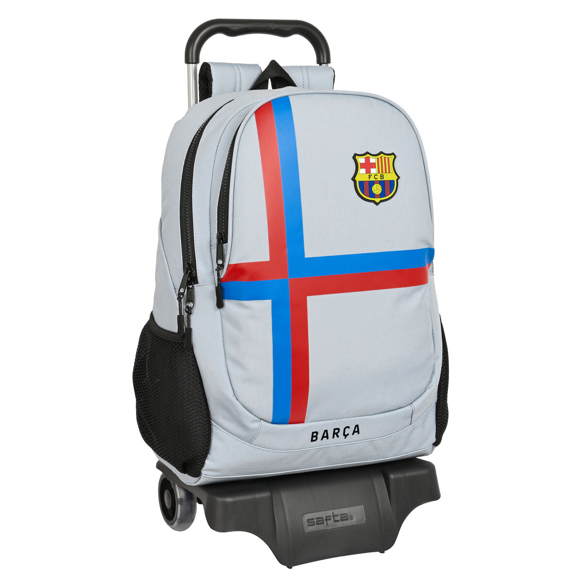 8412688489367 - School Rucksack with Wheels Grey (32 x 44 x 16 cm)