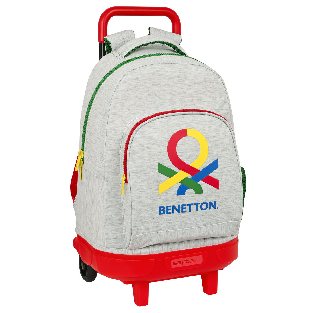 8412688495153 - Schulrucksack mit Rädern Pop Grau (33 x 45 x 22 cm)