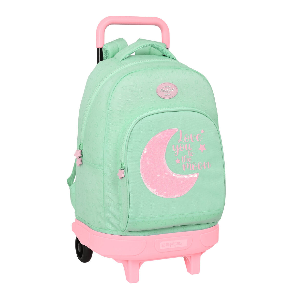 8412688506378 - Schulrucksack mit Rädern Moon grün 33 x 45 x 22 cm 8412688506378 - Schulrucksack mit Rädern Moon grün 33 x 45 x 22 cm