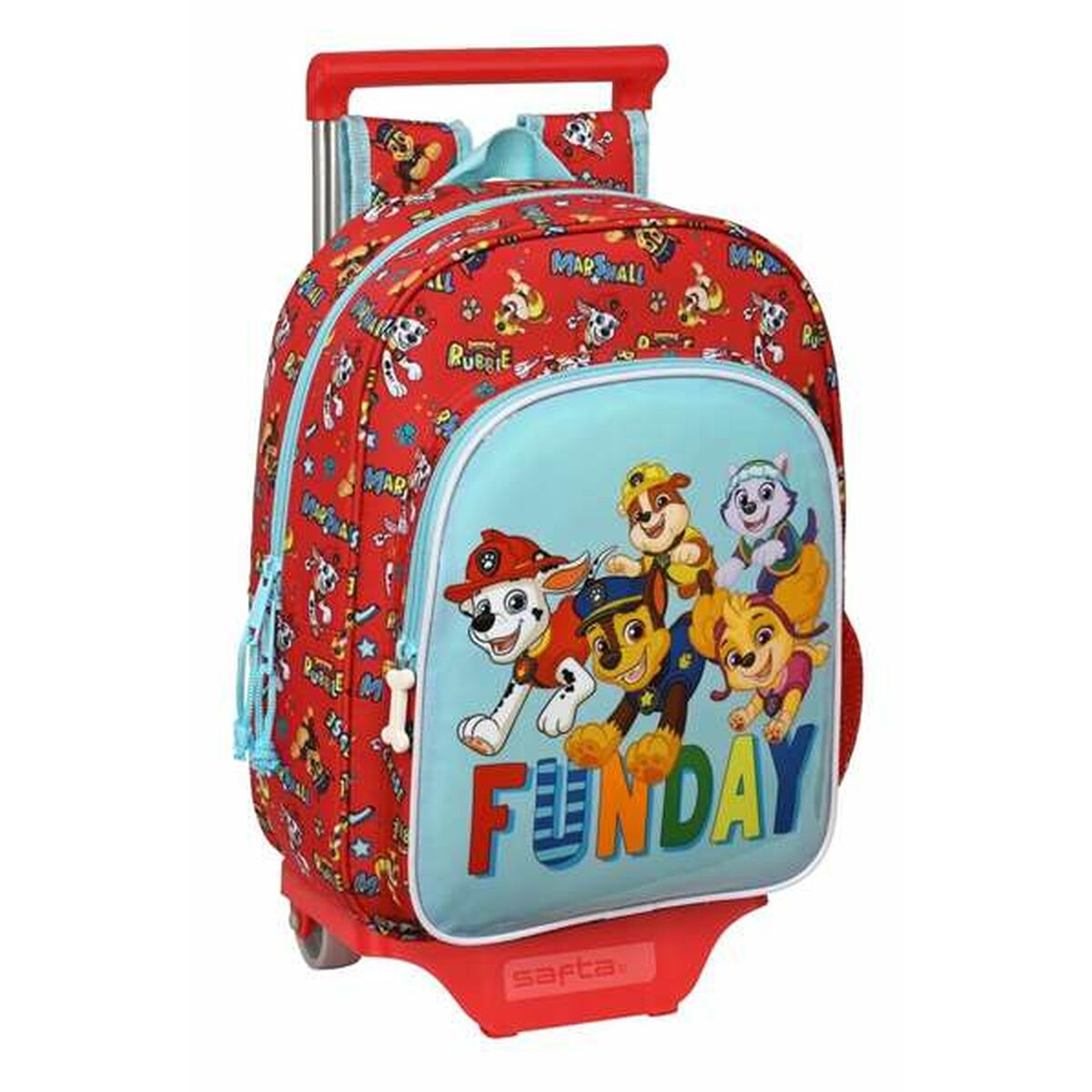 8412688511884 - Schulrucksack mit Rädern Der Paw Patrol Funday Rothellblau 26 x 34 x 11 cm 8412688511884 - Schulrucksack mit Rädern Der Paw Patrol Funday Rothellblau 26 x 34 x 11 cm