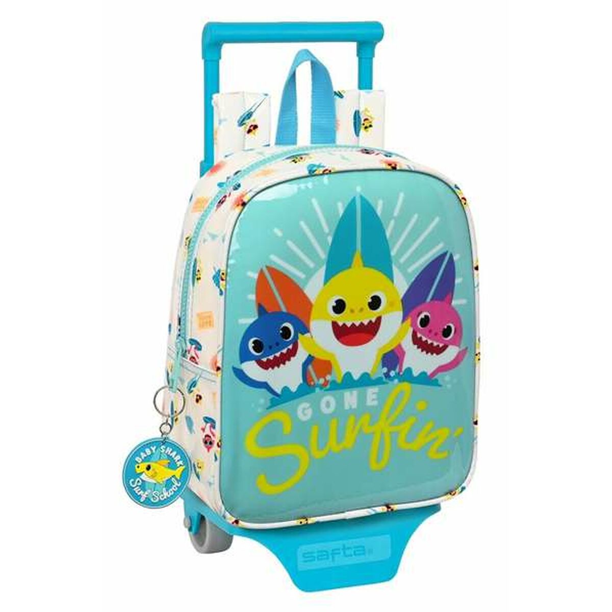 8412688519064 - Schulrucksack mit Rädern Surfing Blau 22 x 27 x 10 cm 8412688519064 - Schulrucksack mit Rädern Surfing Blau 22 x 27 x 10 cm