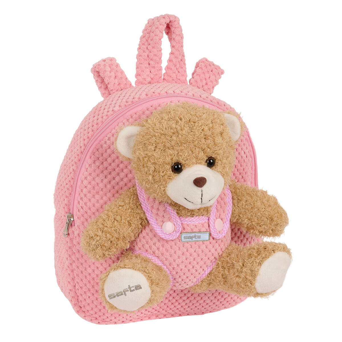 8412688545414 - Kinderrucksack Plüschbär Rosa 23 x 27 x 75 cm