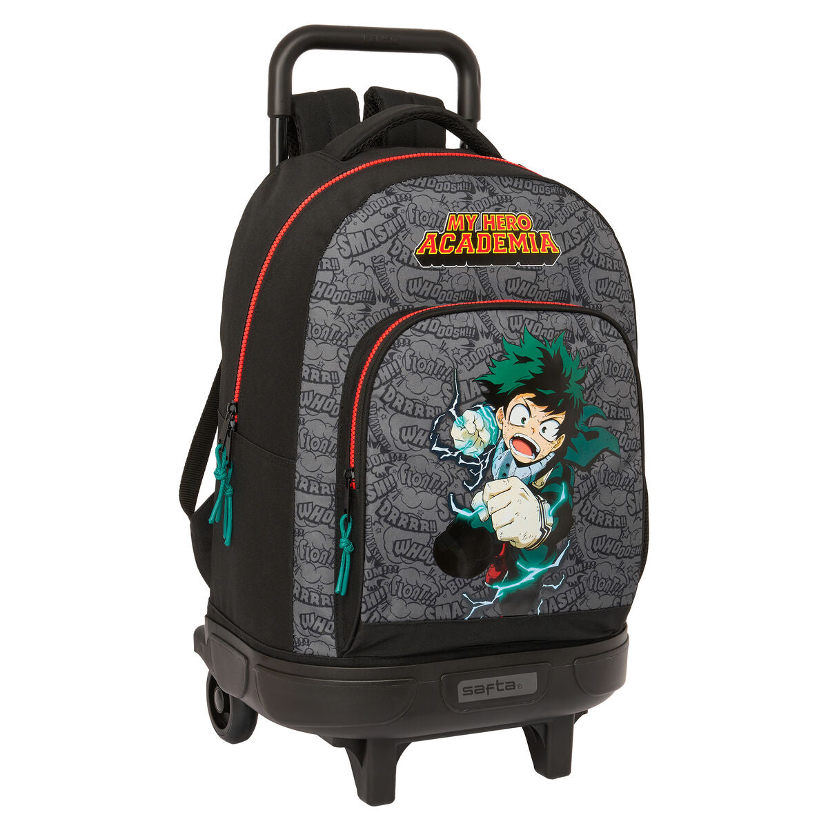 8412688554171 - Schulrucksack mit Rädern Schwarz 33 x 45 x 22 cm 8412688554171 - Schulrucksack mit Rädern Schwarz 33 x 45 x 22 cm