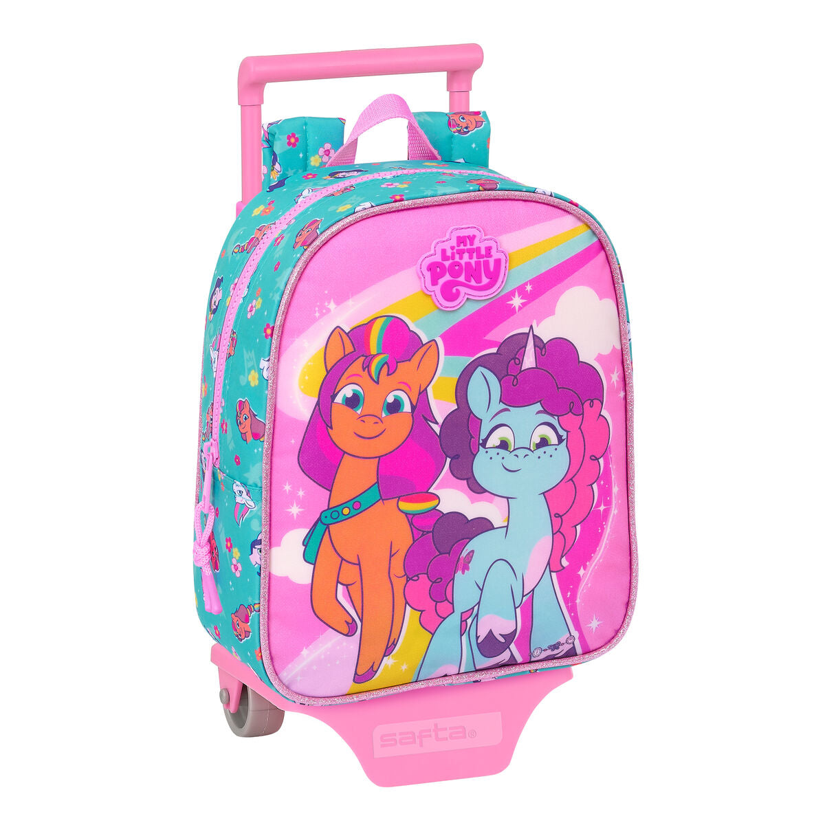 8412688565740 - Schulrucksack mit Rädern Magic Rosa türkis 22 x 27 x 10 cm 8412688565740 - Schulrucksack mit Rädern Magic Rosa türkis 22 x 27 x 10 cm