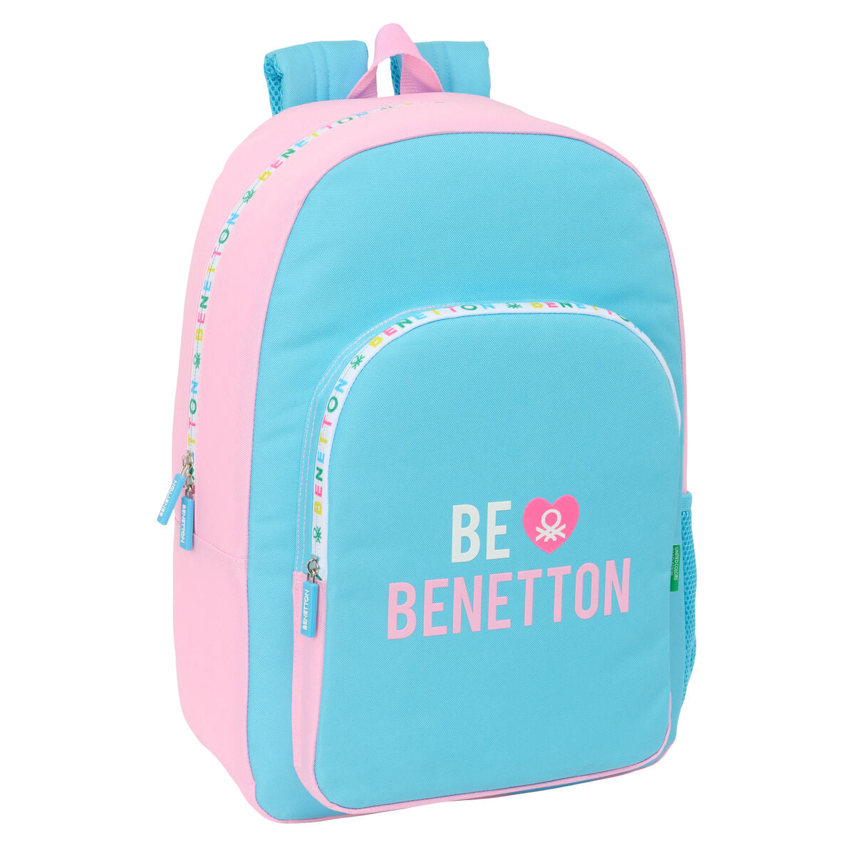 8412688575817 - Schulrucksack Unique Rosa türkis 30 x 46 x 14 cm