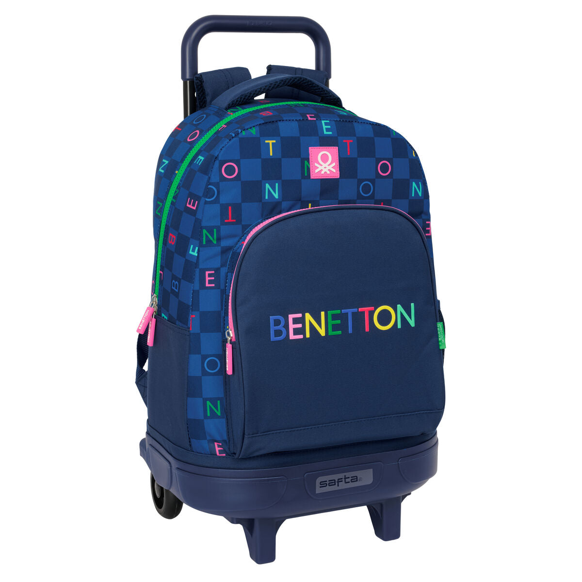 8412688576241 - Schulrucksack mit Rädern Damero Marineblau 33 x 45 x 22 cm 8412688576241 - Schulrucksack mit Rädern Damero Marineblau 33 x 45 x 22 cm