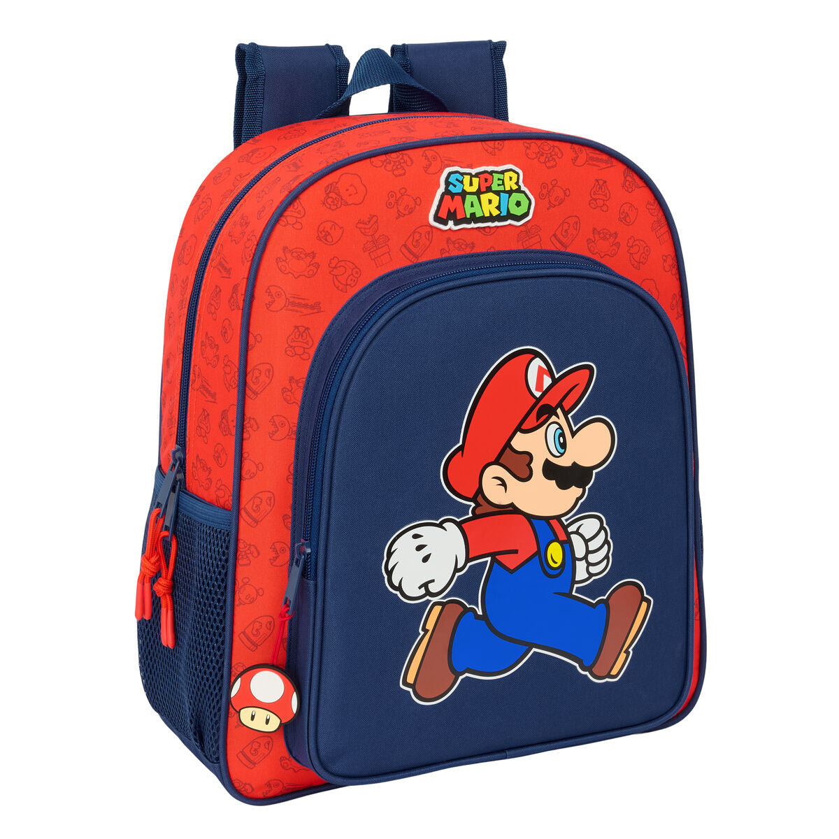 8412688585649 - Schulrucksack Trick Rot Dunkelblau 32 x 38 x 12 cm