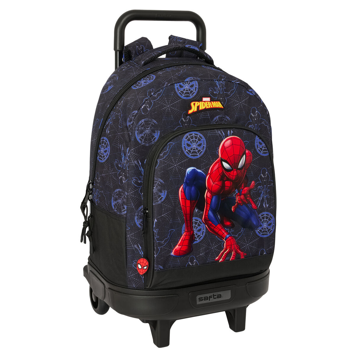 8412688586233 - Schulrucksack mit Rädern Attack Schwarz 33 x 45 x 22 cm