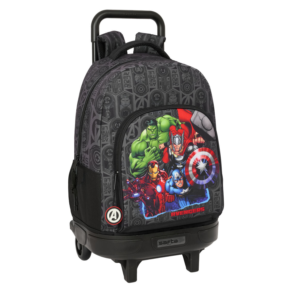 8412688586554 - Schulrucksack mit Rädern Vendetta Schwarz 33 x 45 x 22 cm 8412688586554 - Schulrucksack mit Rädern Vendetta Schwarz 33 x 45 x 22 cm