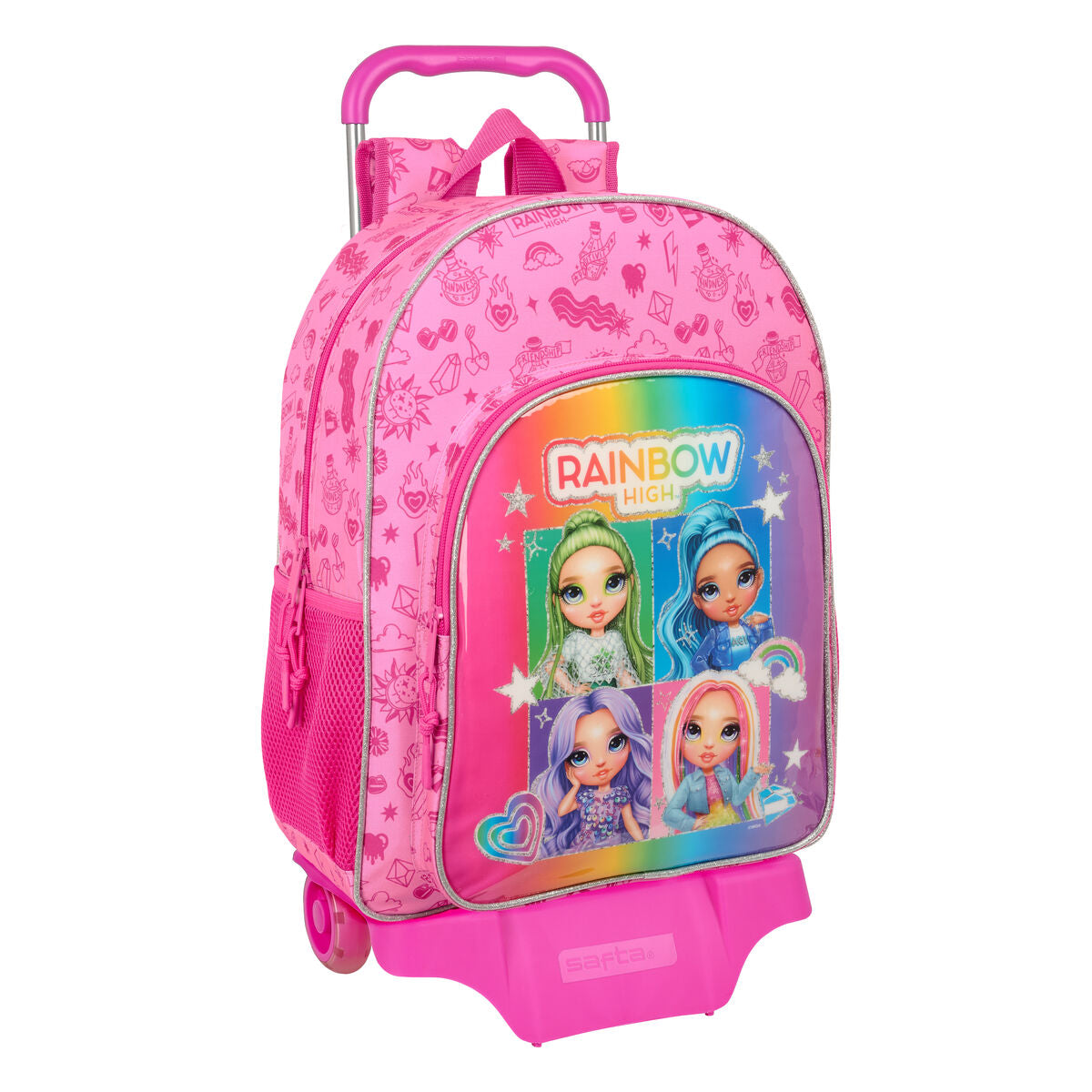 8412688591930 - Schulrucksack mit Rädern Shine Bunt 33 x 42 x 14 cm