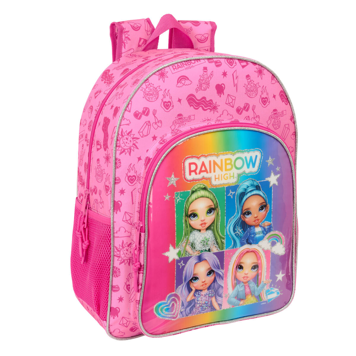 8412688591947 - Schulrucksack Shine Bunt 33 x 42 x 14 cm