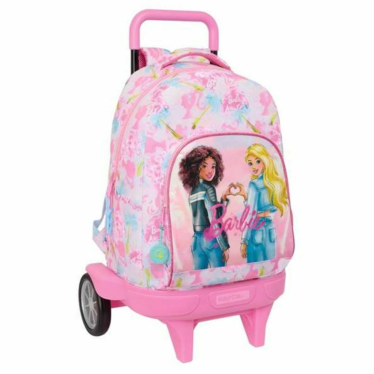 8412688592340 - Schulrucksack Painterly Rosa Himmelsblau 33 x 45 x 22 cm