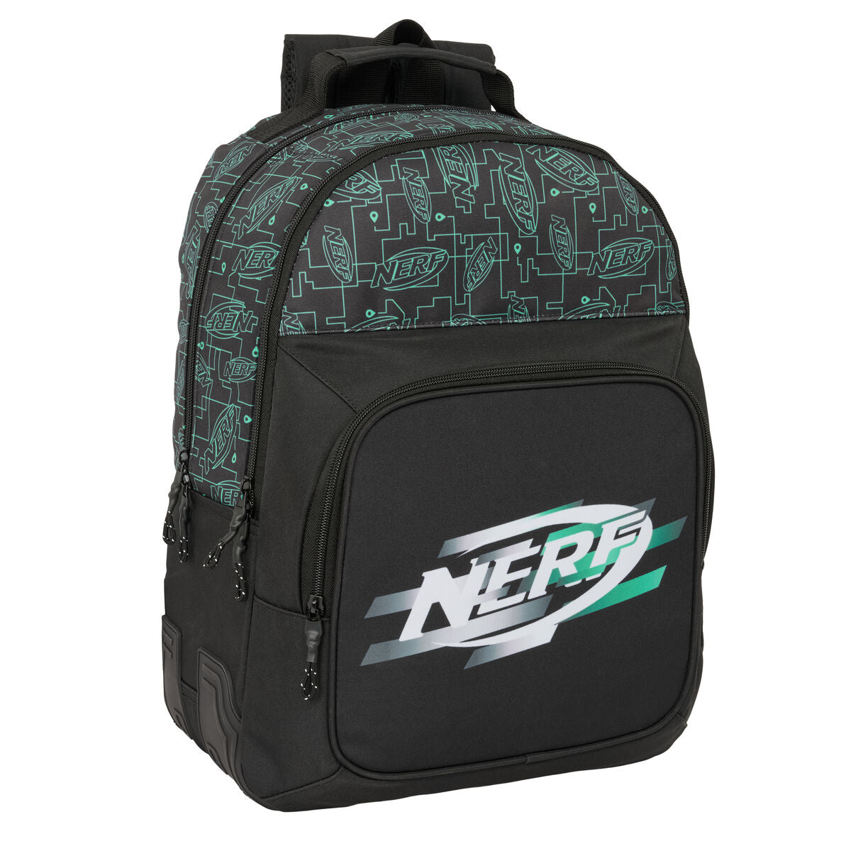 8412688592524 - Schulrucksack Nerf Game Schwarz 32 x 42 x 15 cm