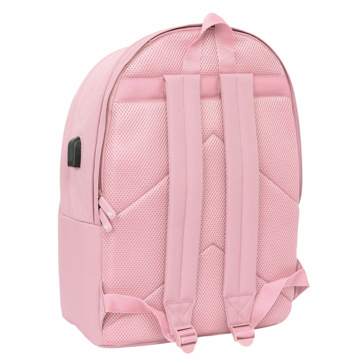 8412688599592 - Laptop- und Tablet-Rucksack mit USB-Anschluss Basics Rosa