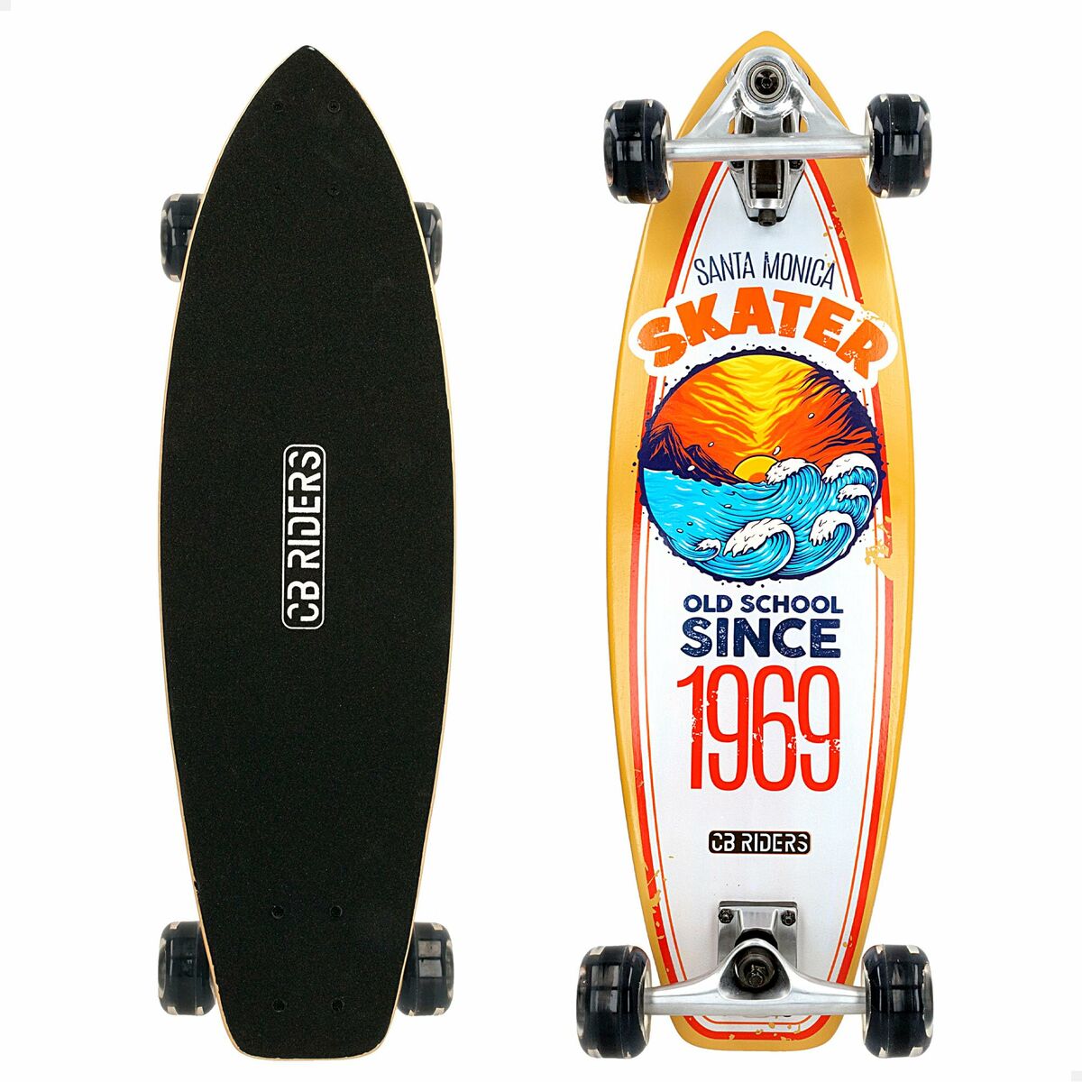 8412842471993 - Skateboard Santa Monica Skater Holz 74 x 22 cm 8412842471993 - Skateboard Santa Monica Skater Holz 74 x 22 cm