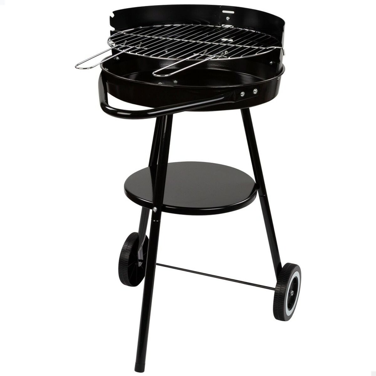 8412842528024 - Coal Barbecue with Wheels Aluminium Enamelled Metal textilene 42 x 765 x 42 cm Black