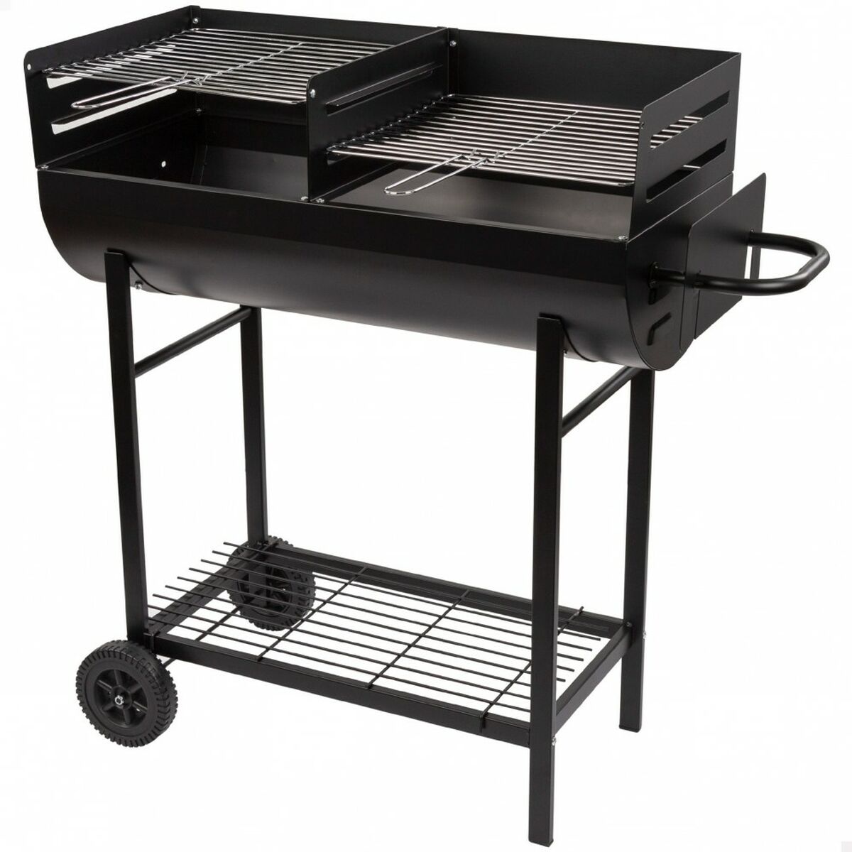 8412842528093 - Kohlegrill mit Rollen Kunststoff emailliertes Metall 97 x 96 x 42 cm schwarz